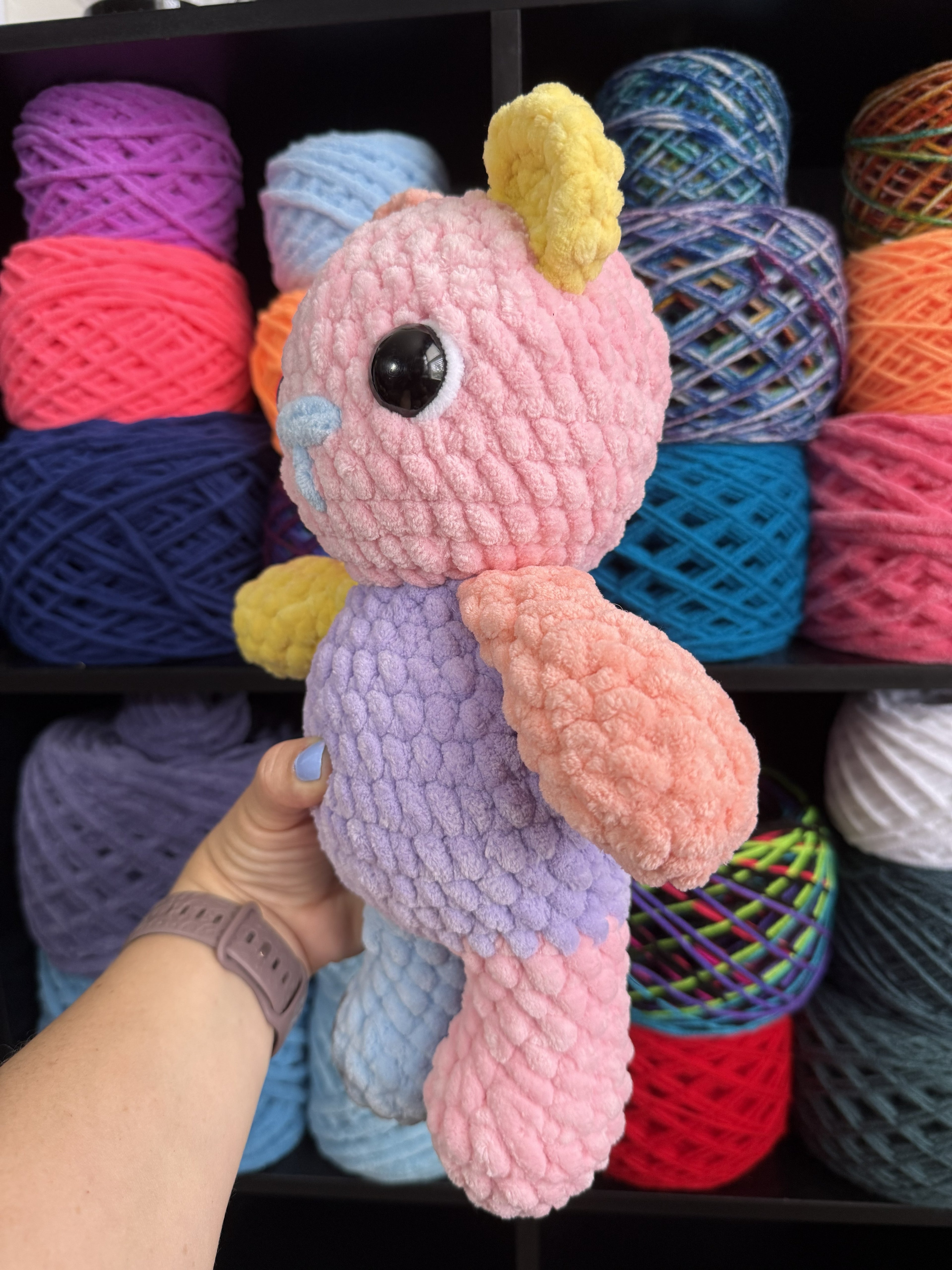 Color Block Jumbo Bear