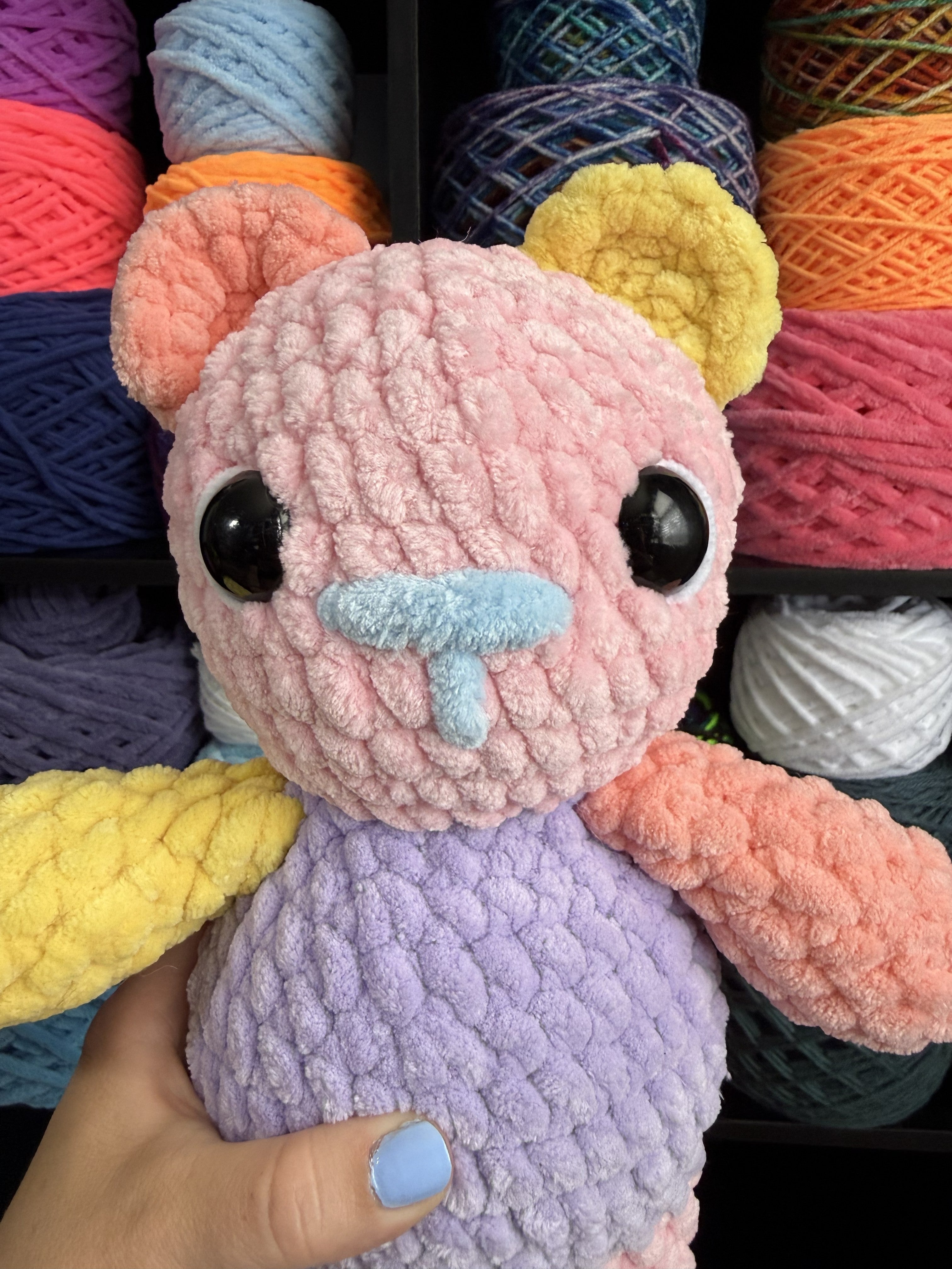 Color Block Jumbo Bear