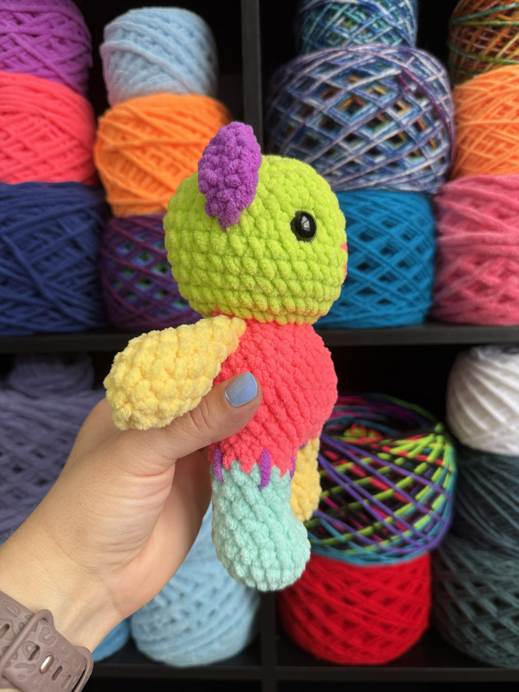 Mini Neon Scrappy Bear