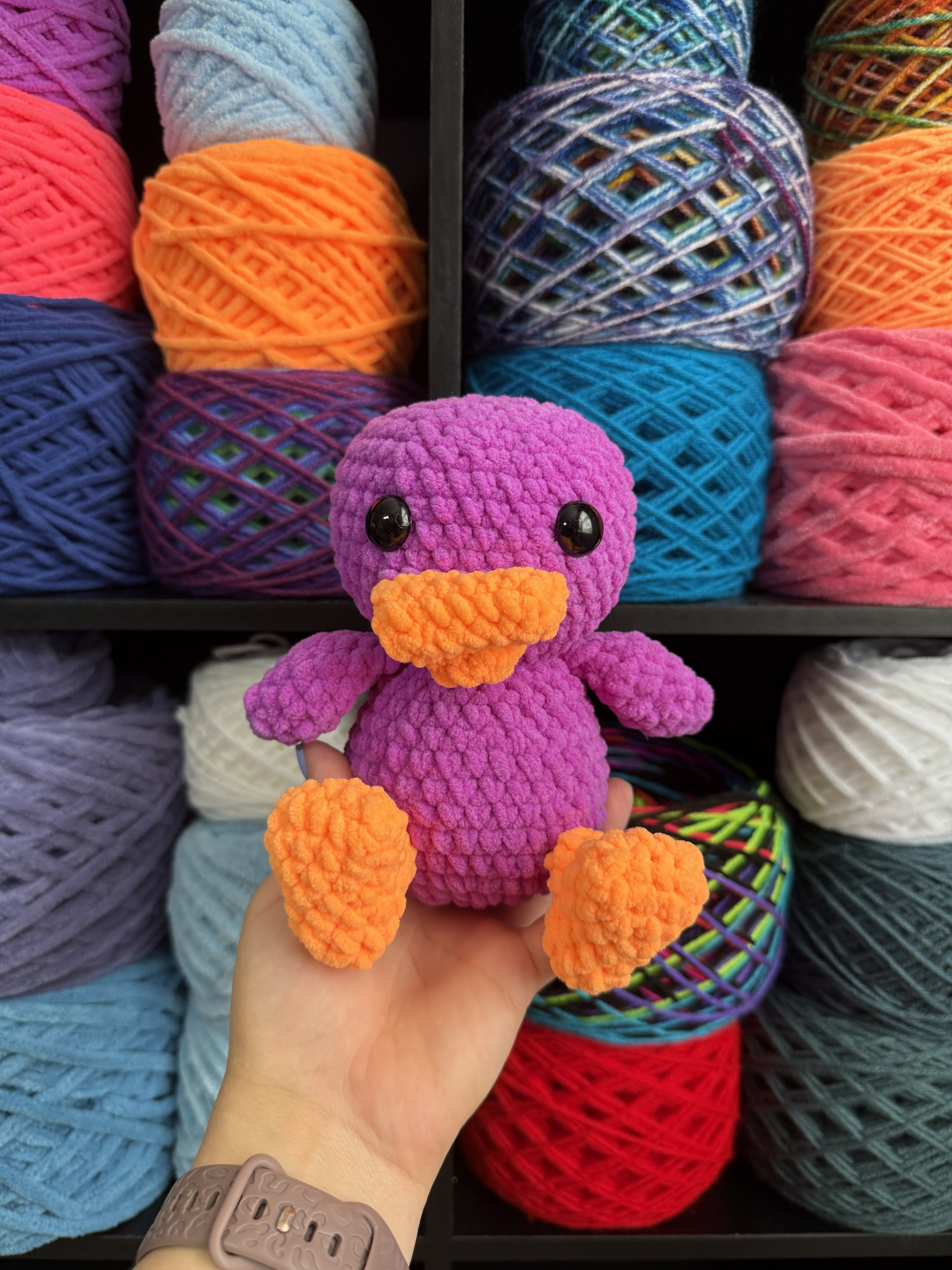 Neon Purple Duck