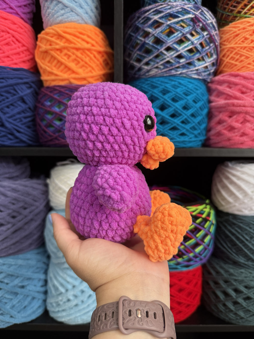 Neon Purple Duck