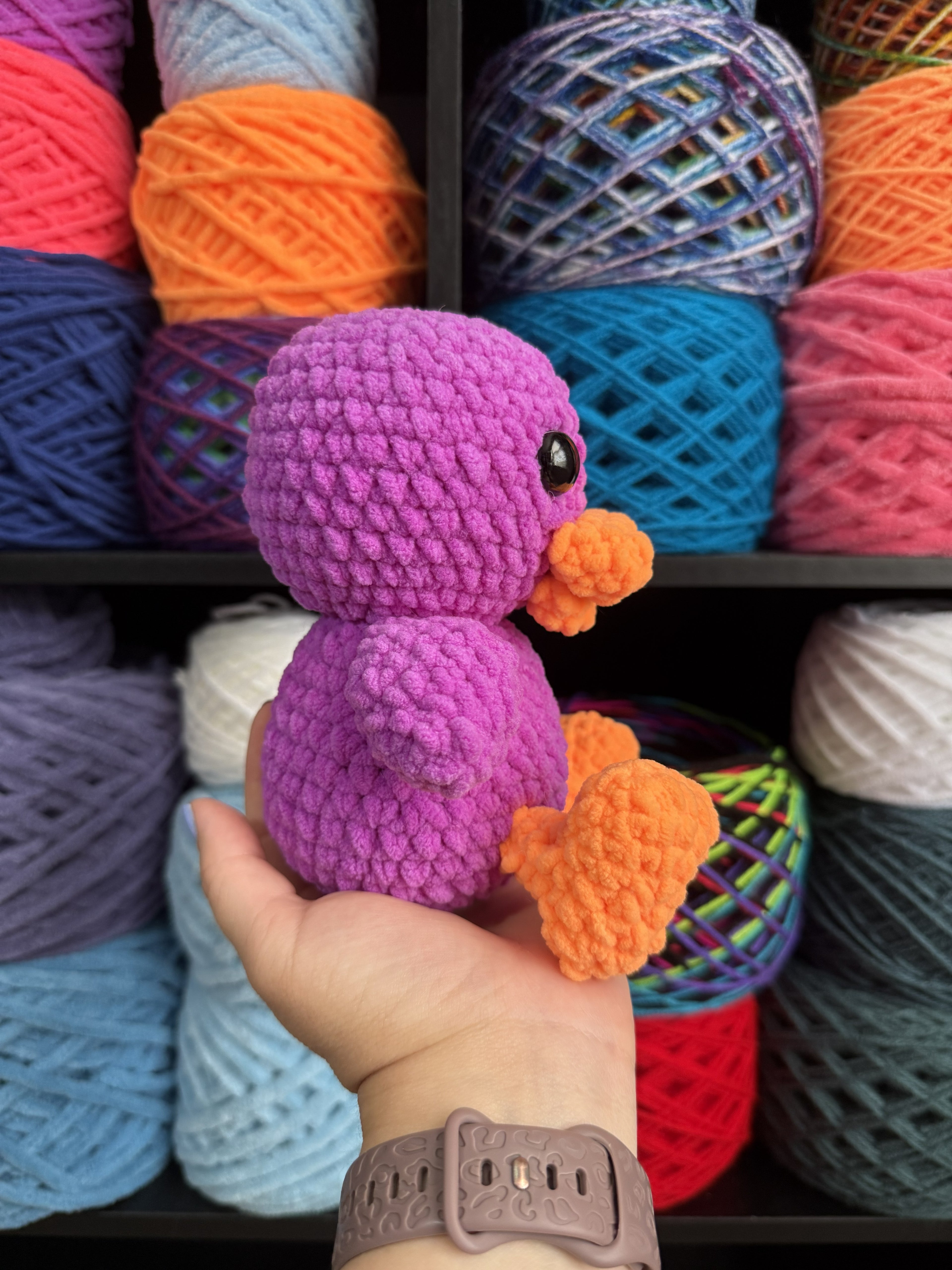 Neon Purple Duck