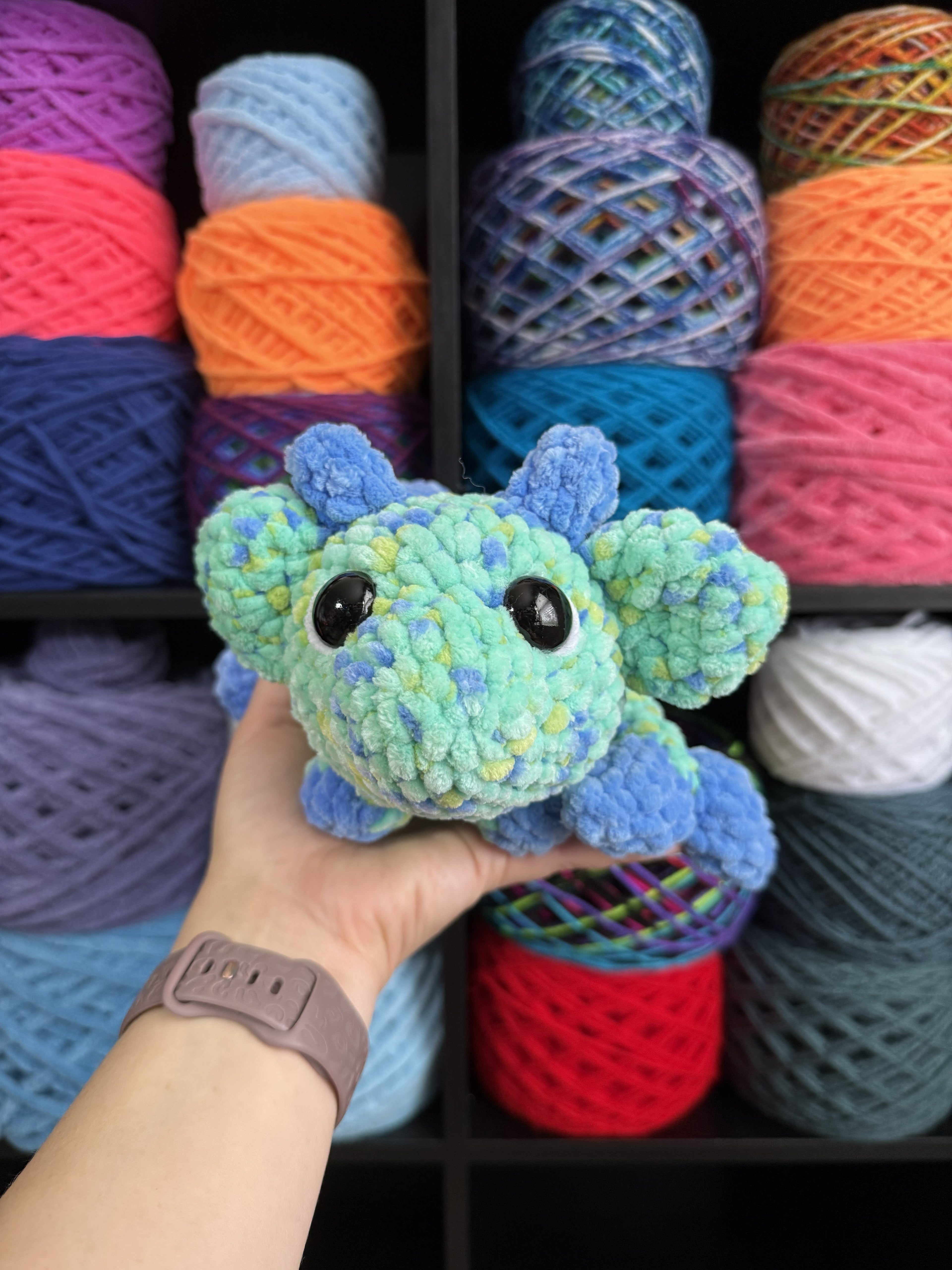 Green / Blue Speckled Dragon