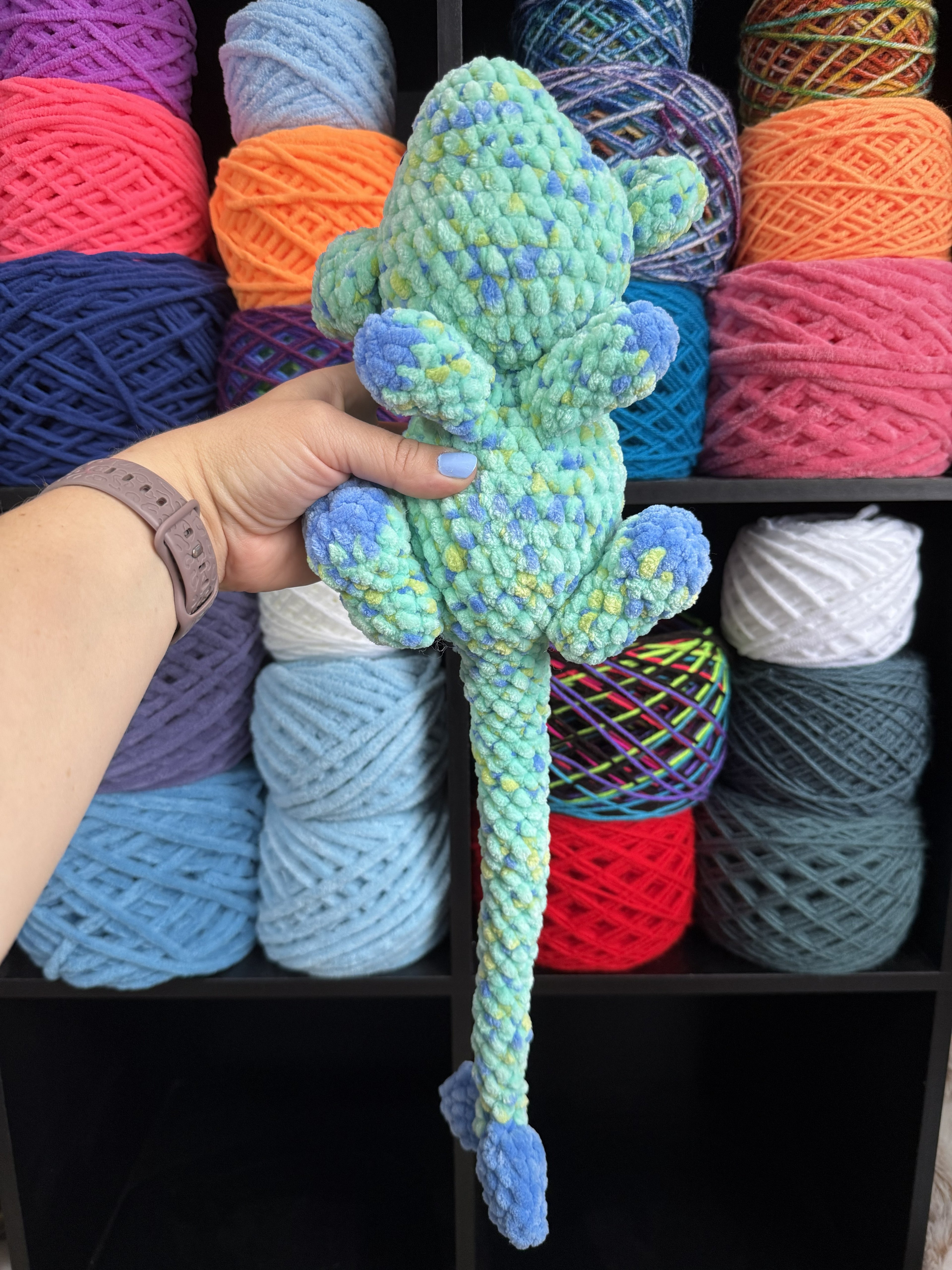 Green / Blue Speckled Dragon