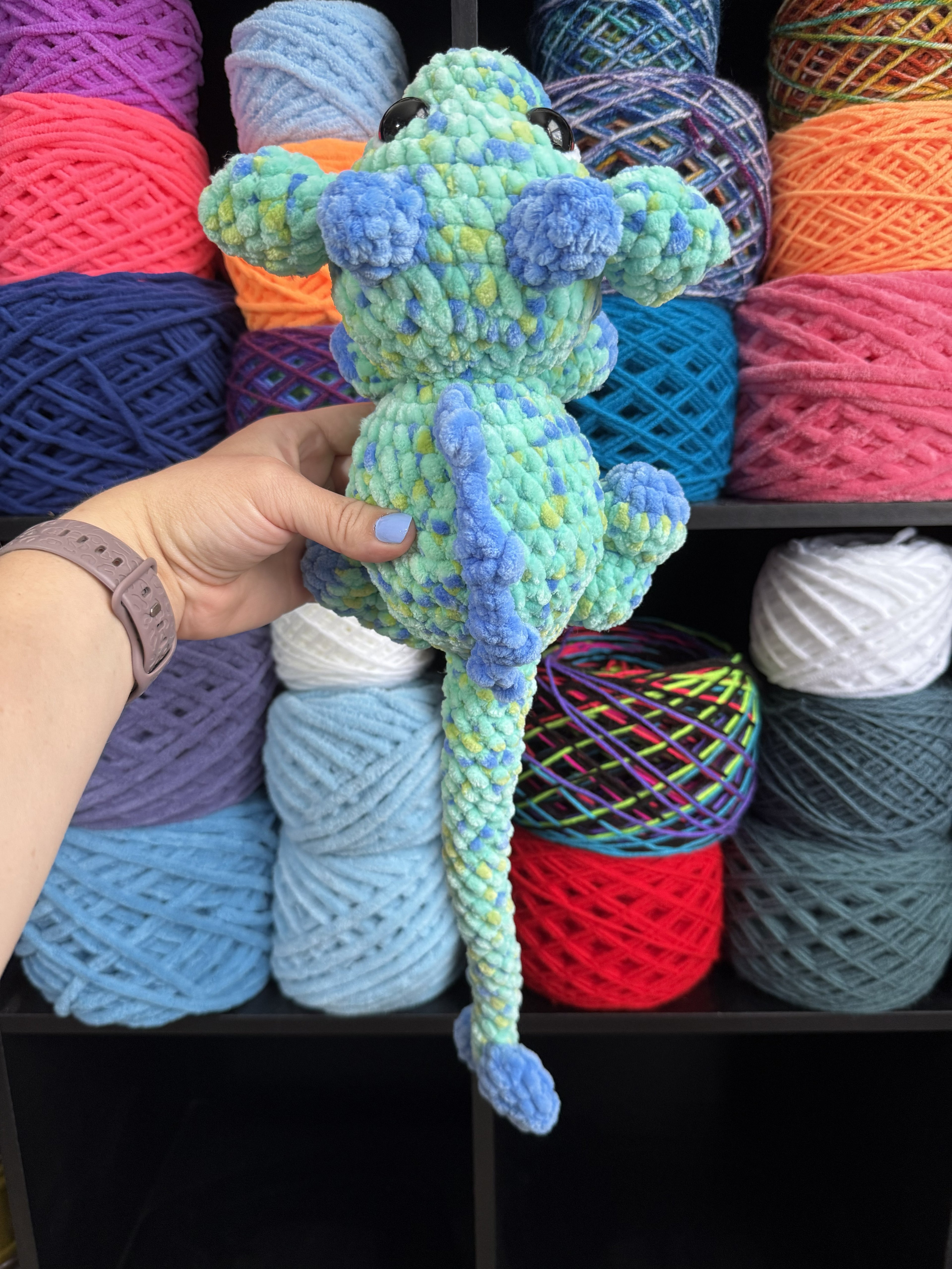 Green / Blue Speckled Dragon