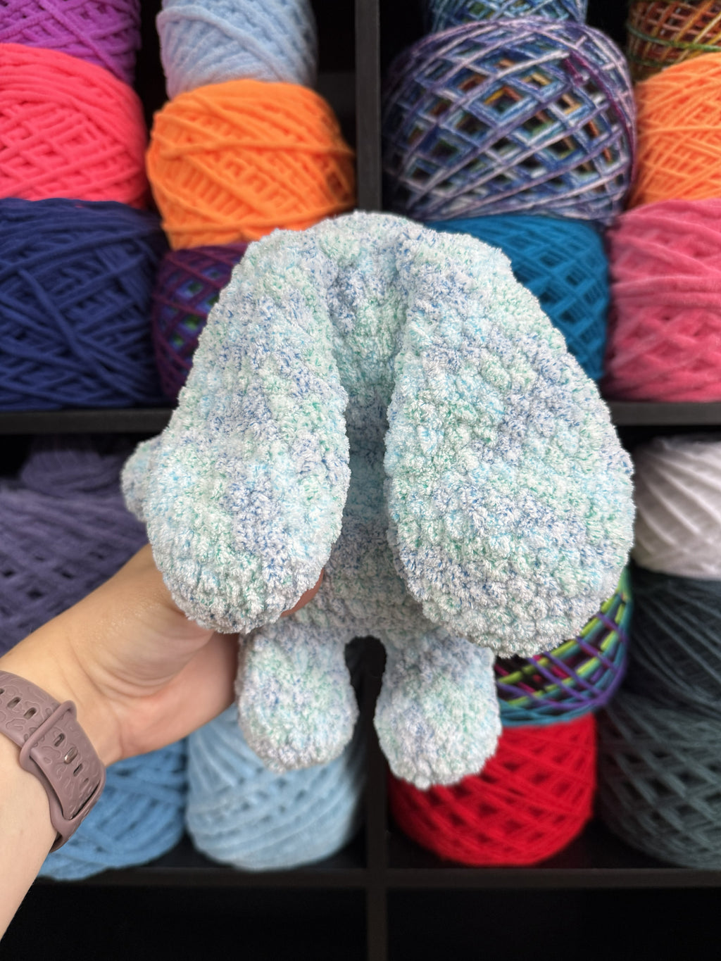 Blue / Green Bunny