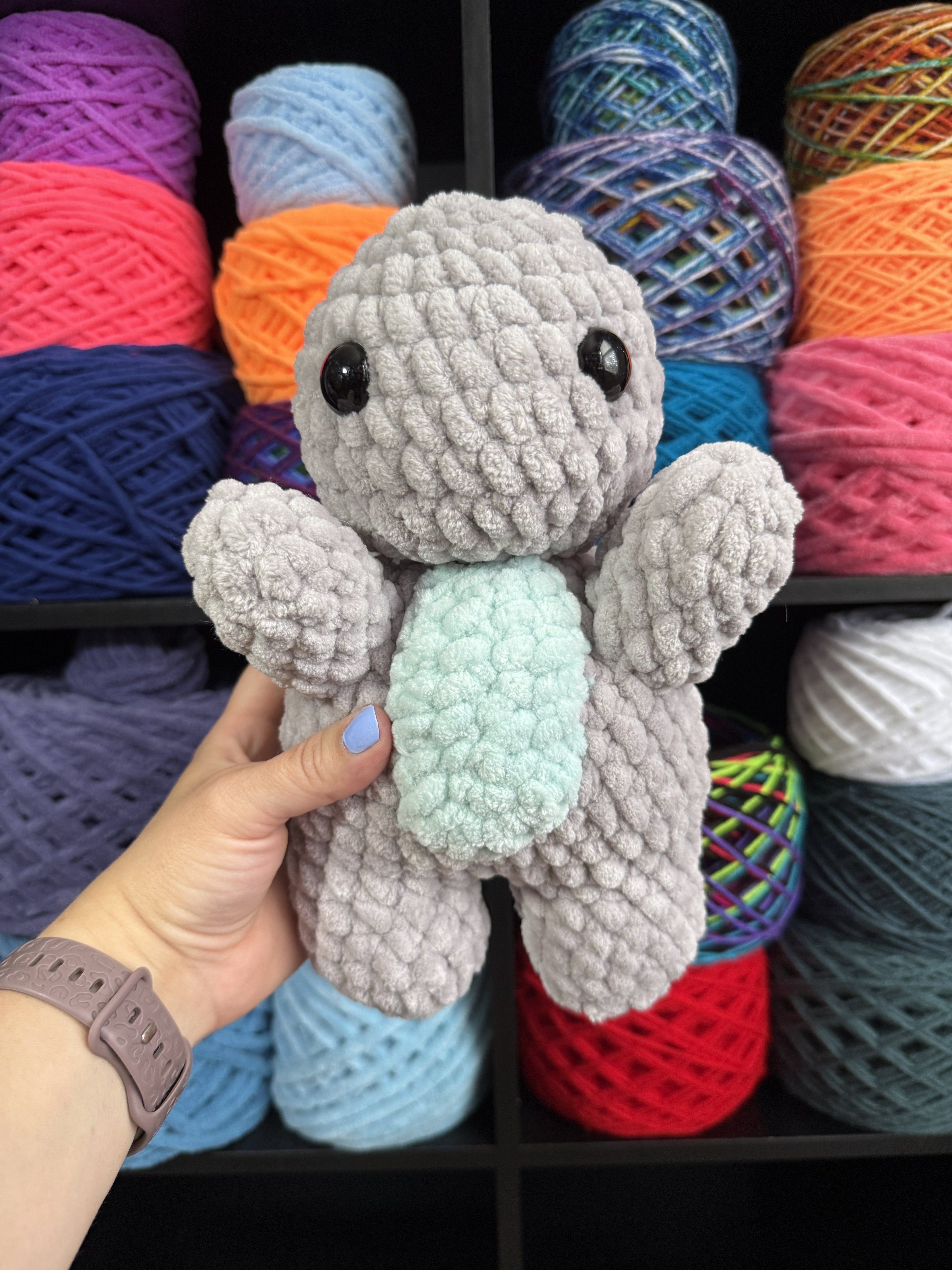 Jumbo Grey / Mint Dino