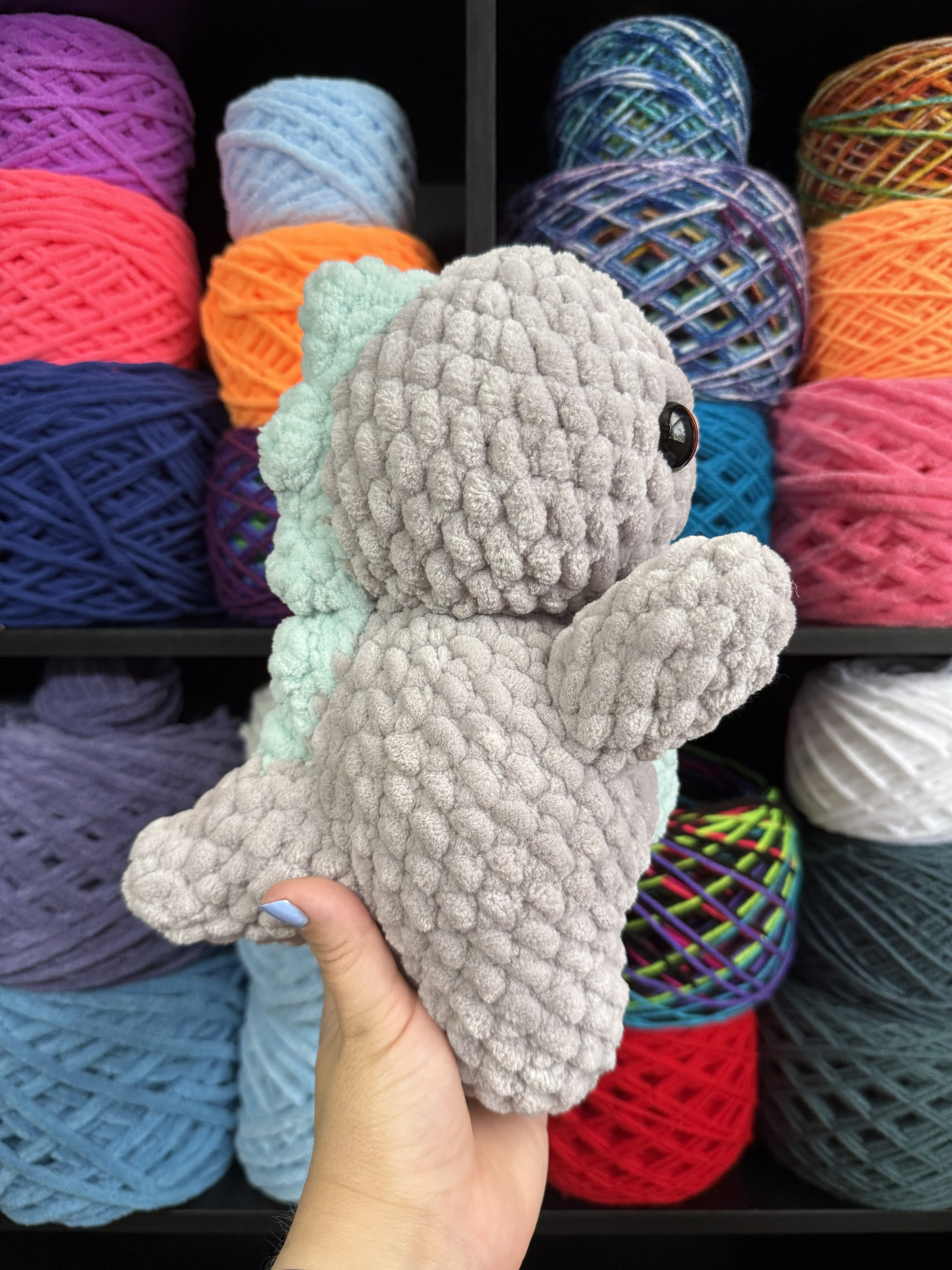 Jumbo Grey / Mint Dino