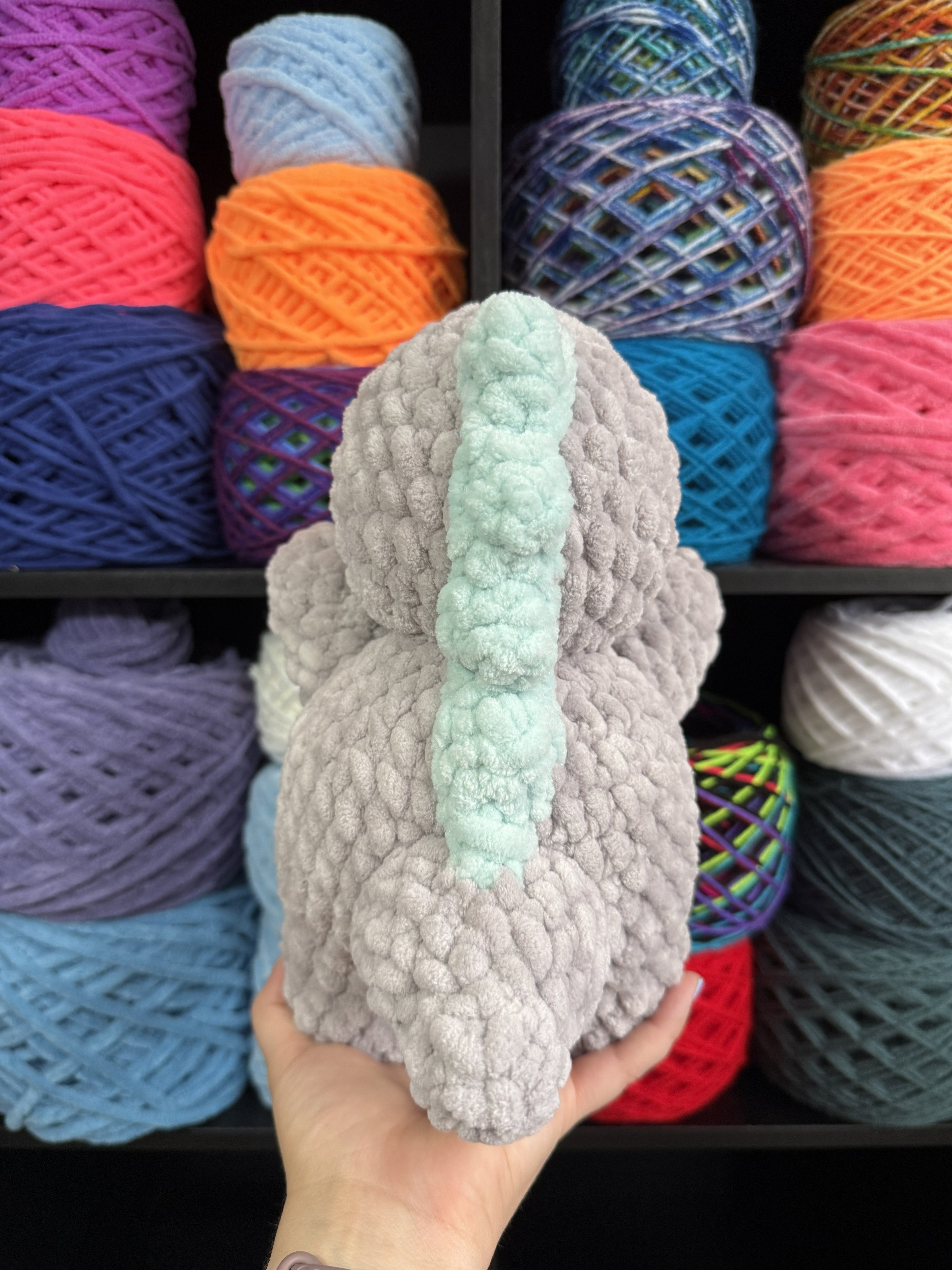 Jumbo Grey / Mint Dino