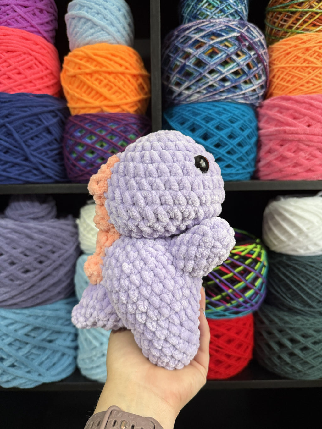 Purple / Coral Dino