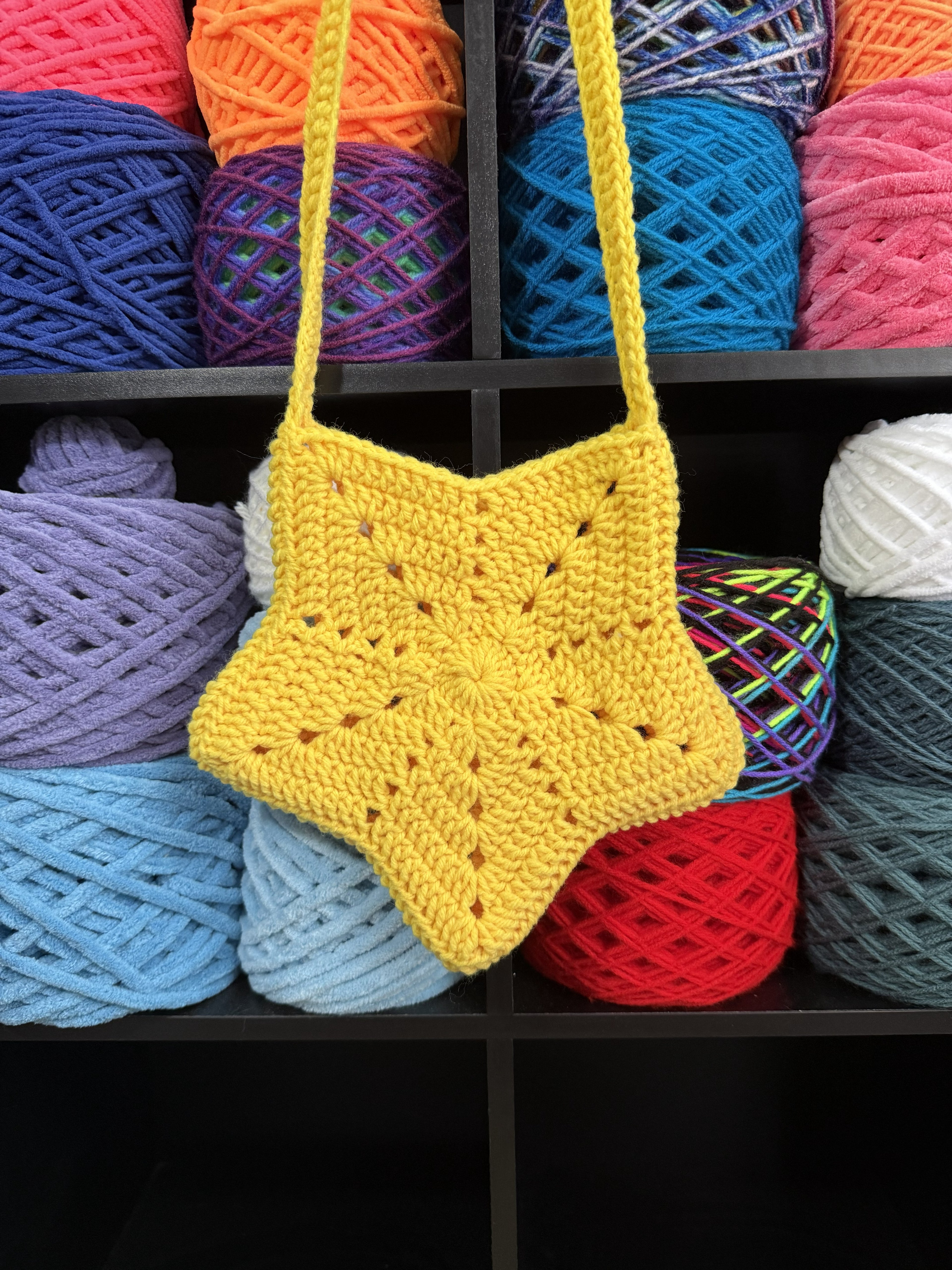 Small Youth Yellow Star Bag