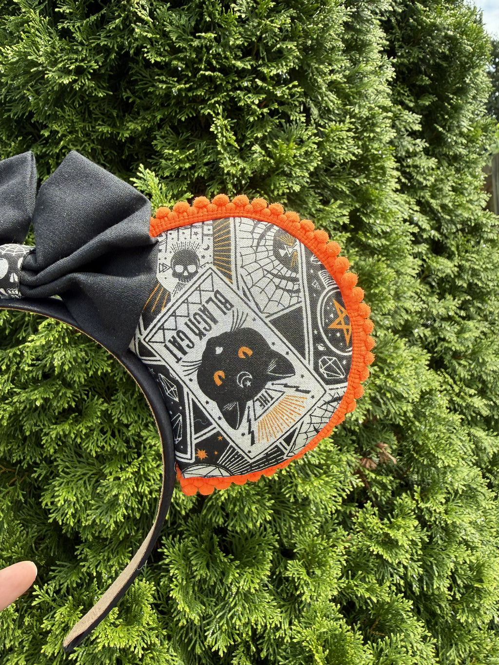 Orange Black Cat Ears