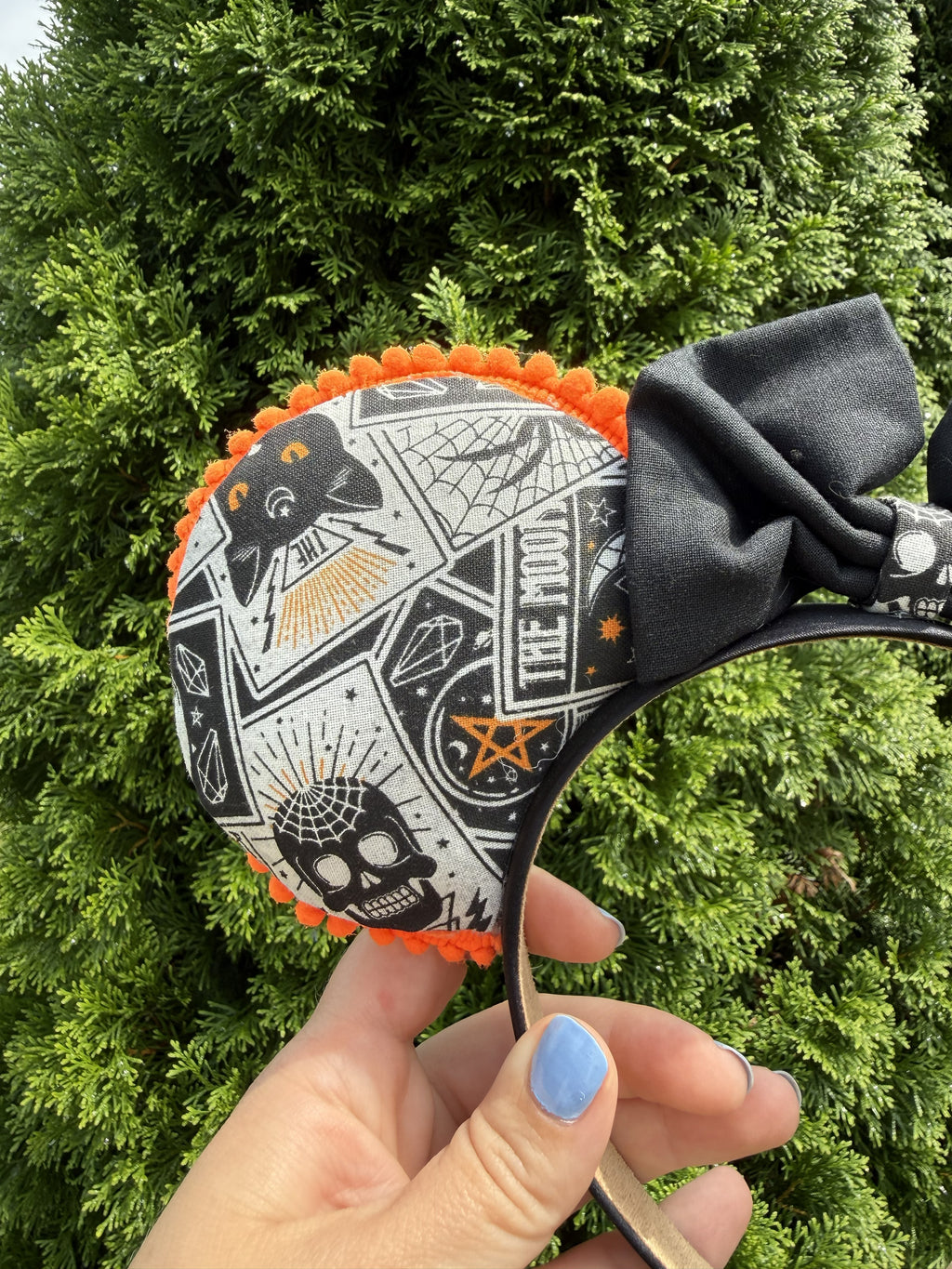 Orange Black Cat Ears