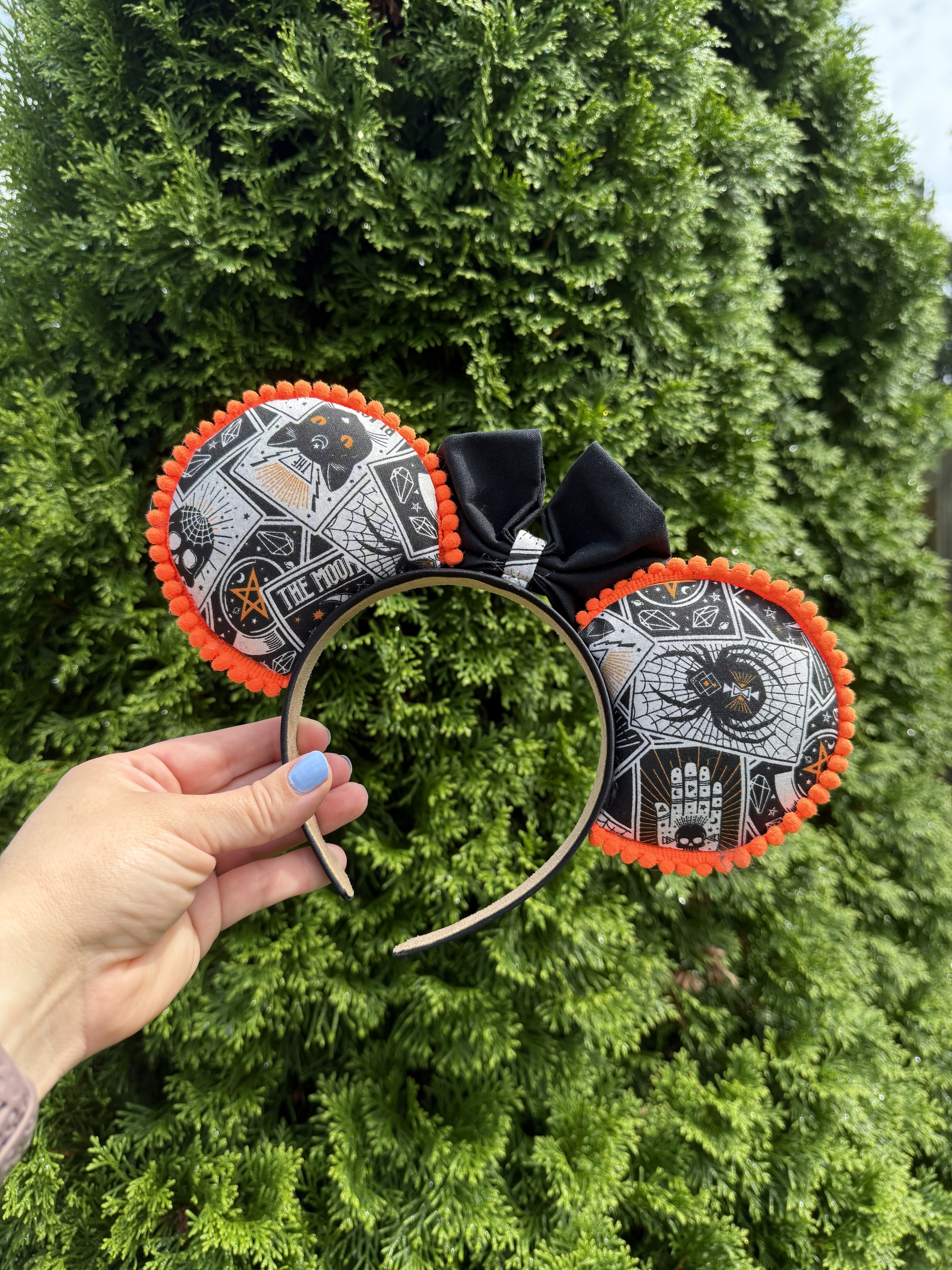 Orange Black Cat Ears