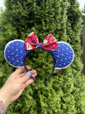 Blue Doughnut Ears