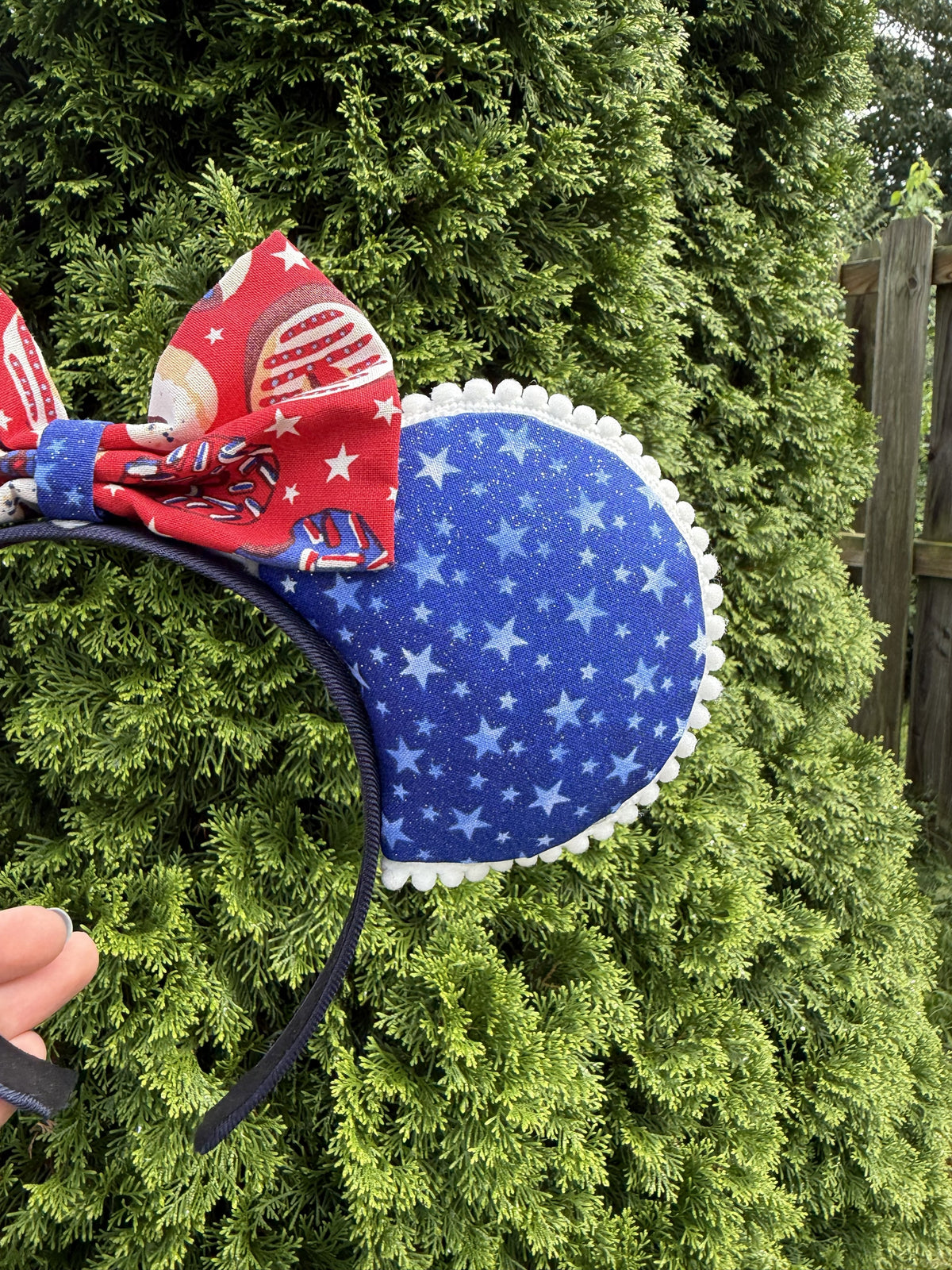 Blue Doughnut Ears