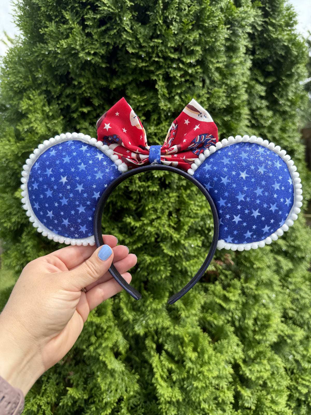 Blue Doughnut Ears