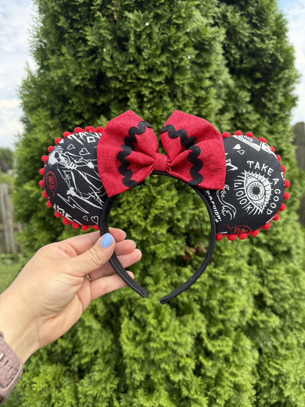 Red / Black Villain Ears