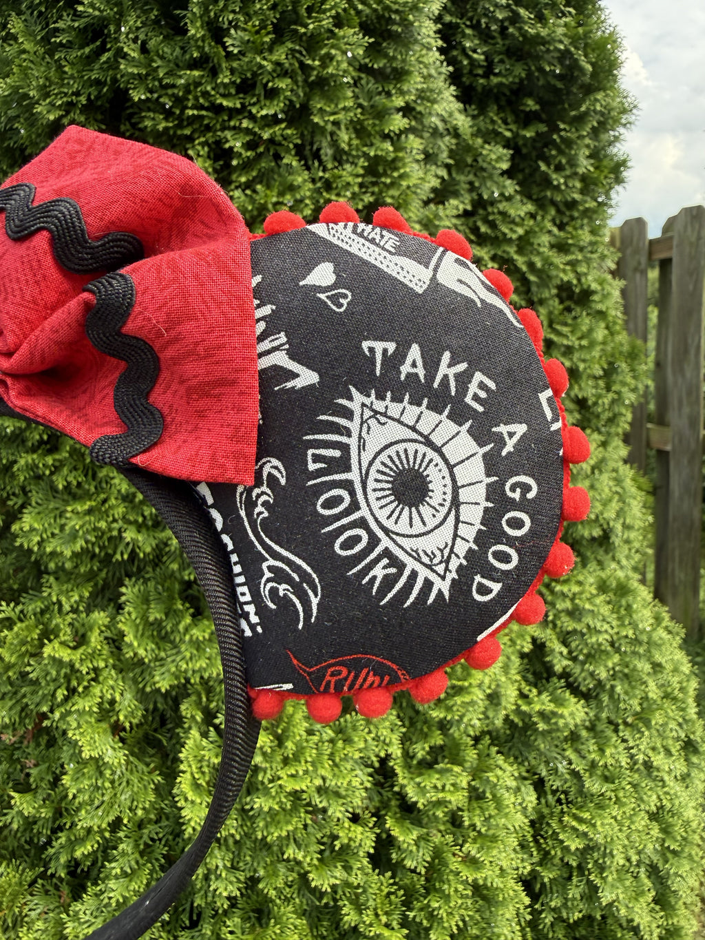 Red / Black Villain Ears