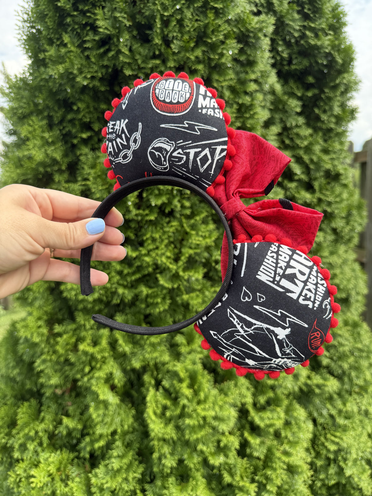 Red / Black Villain Ears