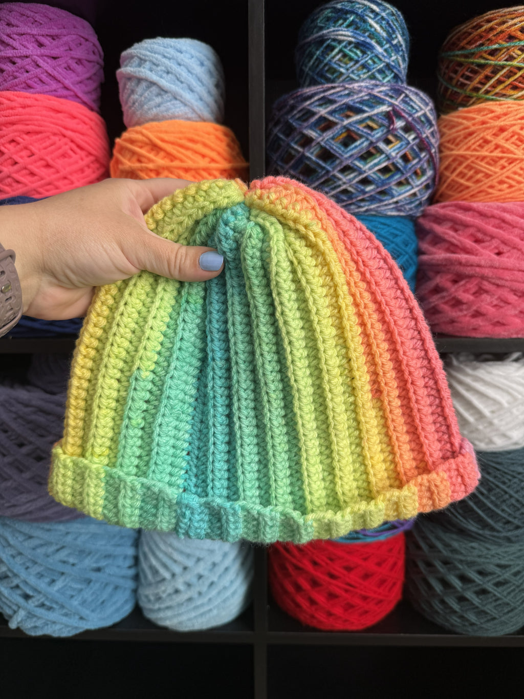 Rainbow Beanie