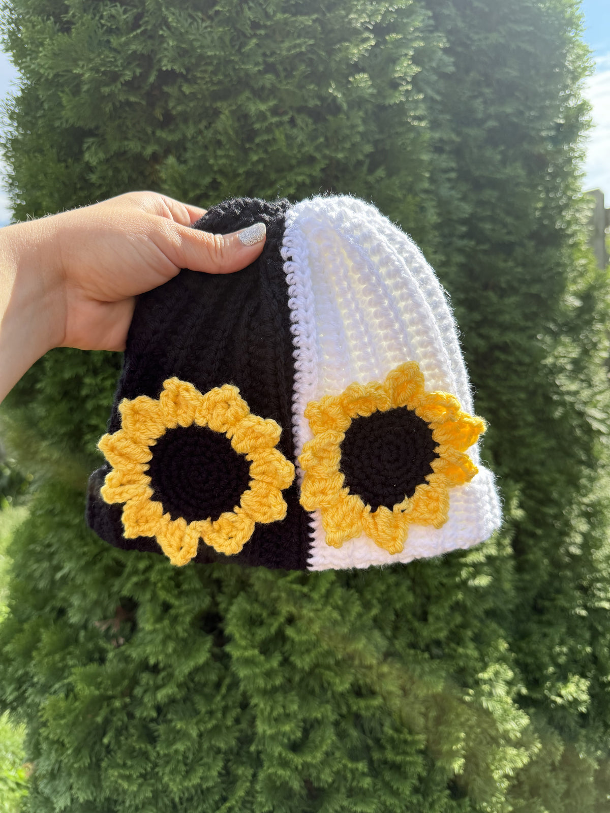 Art Black and White Beanie